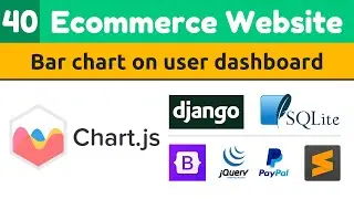 Show bar chart using ChartJs | Django eCommerce Website | Django Tutorials