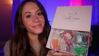 ASMR / Trying Silky Gem Edible Crystals 💎
