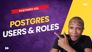 How To Create User in Postgres | How to Create Roles in Postgres