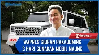 🔴 Wapres Gibran Rakabuming Raka 3 Hari Gunakan Mobil Maung Kunjungi Solo