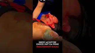 Drew McIntyre Knock Out Cm Punk at Chicago 