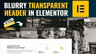 How to create a Transparent Sticky Header in WordPress with Elementor