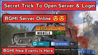 BGMI Server Open 😍😍 | Secret Trick To Open BGMI | Bgmi Login | NEW Maps, New Events New Rewards