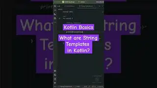 What are String Templates in Kotlin. 🔥 