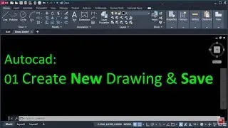 01 Autocad Create New and Save