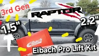 3rd Gen Ford Raptor - Eibach Pro Lift Kit - 37PP - Raptor Vlog