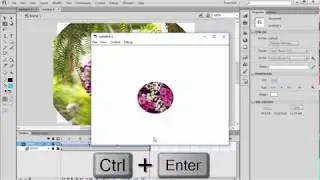 Transition effect with mask -18- Adobe flash Animation