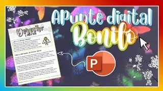 CÓMO HACER UN APUNTE DIGITAL BONITO EN POWERPOINT 💻✨