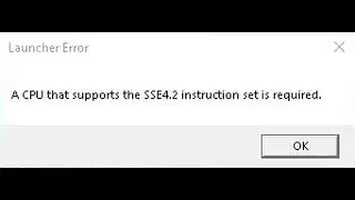 🔪 A CPU that supports the SSE4.2 instruction set is required