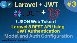 Laravel 8 REST API Using JWT Authentication #3 Model Configuration and Auth Guard Configuration