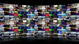 Multi Screen Video Wall Monitors Multiple Screens Not Seamless Motion Background