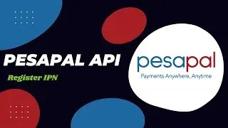 Register IPN  -  PESAPAL API INTERGRATION