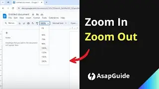 How to Zoom In Documents in Google Docs
