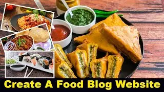 How to create a food blog WordPress website using responsive starter templates | Cyber Warriors