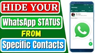 How To Hide Whatsapp Status From Specific Contacts