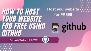 How to host your website for FREE using Github🔥🔥