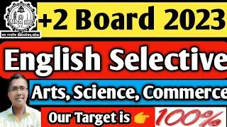 +,2 English Selection for 2023, CHSE English selection for 2023,  