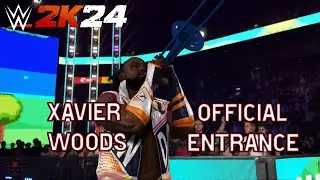 WWE 2K24: Xavier Woods Full Official Entrance!