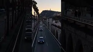 Барселона вечером ,,Барселонетта,