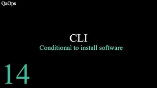 CLI | Conditional to install softwares