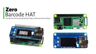 Zero Barcode HAT for Raspberry Pi Zero