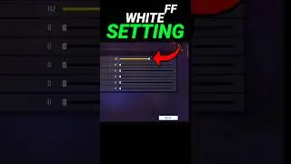 WHITE FF Secret SENSITIVITY 🔥 | FREE FIRE