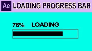 How to make Loading Progress Bar | Adobe After Effects cc Tutorial