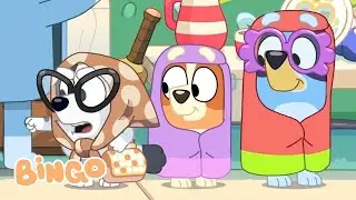 Chaotic Cousin Moments! 😆 🧡 | Bluey, Bingo, Muffin, and Socks! 💜 | Bingo - Official Channel