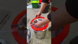 Vacuum casting chamber - unpacking and testing