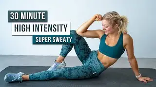 Day 1 - 30 MIN KILLER HIIT WORKOUT - Full Body, No Equipment, No Repeat
