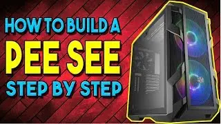 Step By Step Guide To Build A Computer - Assembling PC Parts Into Case  - Pt 18