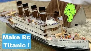 RC Titanic Build: Crafting a Metal Hull on a Cardboard Ship! DIY Tutorial!