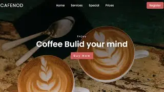 Website Landing Page Design |  Only Using CSS & HTML