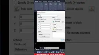 Create AutoCAD Block just in one click 