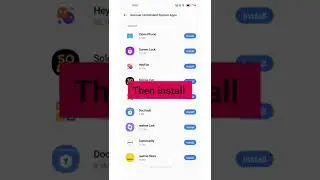Recover system uninstall apps in realme devices