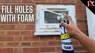 Fill Any Wall Gaps With Expandable Foam Spray - Best Method To Fill Any Interior Exterior Holes