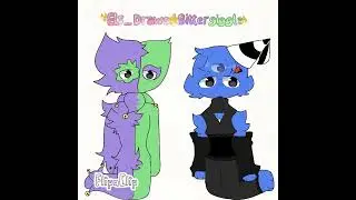 Cute! FT: Jester & nabnab 💜💚💙 Gift for 