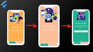 Flutter UI Tutorial | Onboarding Screen UI, Introduction Screen, Walkthrough Pages