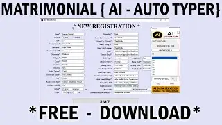 How To Download Matrimonial Form Filling Auto Typer Software