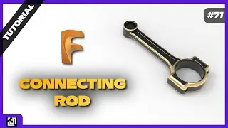 Design a Piston Rod in Fusion 360 | Fusion 360 Tutorial 2021 | It’s made EZy