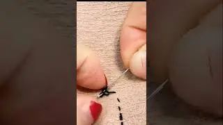 How to tie a knot on thread and needle | How to tie a knot with short thread