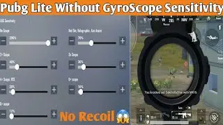 pubg lite sensitivity | pubg lite sensitivity without gyroscope | pubg lite sensitivity no recoil