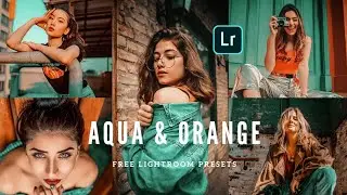 Aqua and Orange Tones lightroom preset DNG, How to edit aqua and orange tones using lightroom app