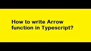 How to use arrow function(s) in typescript?