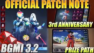 😍 BGMI 3RD ANNIVERSARY OFFICIAL PATCH NOTE | NEW 3.2 MYTHIC FORGE, DRAGON BALL PRIZE PATCH, RS CRATE
