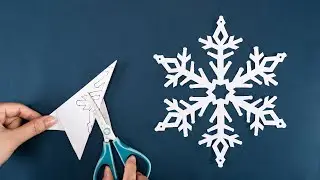 Paper Snowflake #52 - How to make Snowflakes out of paper - Christmas Ornaments