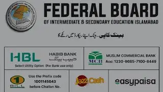 How to Pay Elementary School Teacher Challan Online Federal Directorate of Education 2024 FBISE