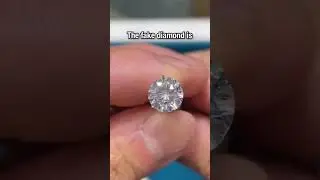 How to Tell If a Diamond is REAL or FAKE (SCRATCH TEST!)