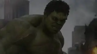 Мстители (2012) Халк VS Читаури 60fps