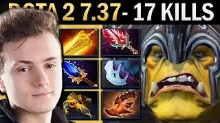 Alchemist Gameplay Miracle with 17 Kills and Overwhelming - Dota 7.37